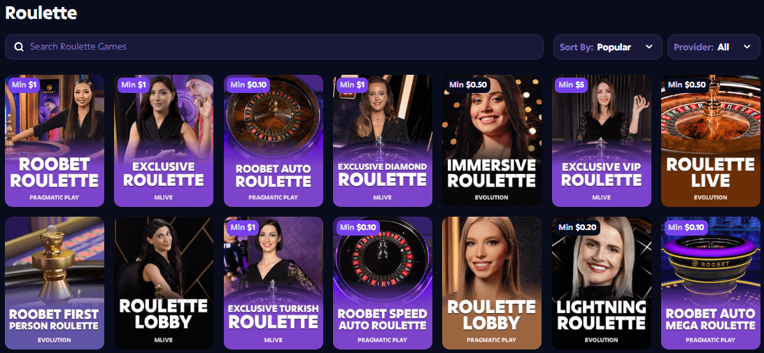 Roobet roulette